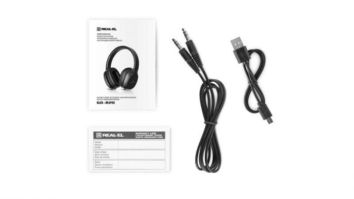 Bluetooth-гарнітура REAL-EL GD-820 Black