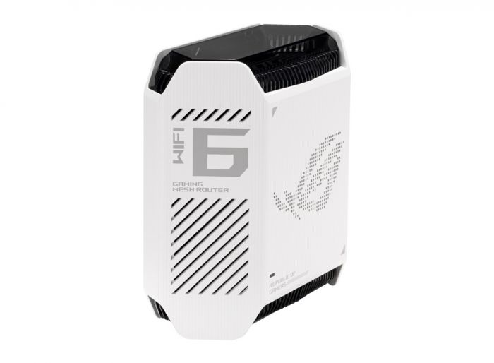 Бездротовий маршрутизатор Asus ROG Rapture Gaming Mesh System GT6 White 1pk (GT6-W-1-PK/90IG07F0-MU9A30)