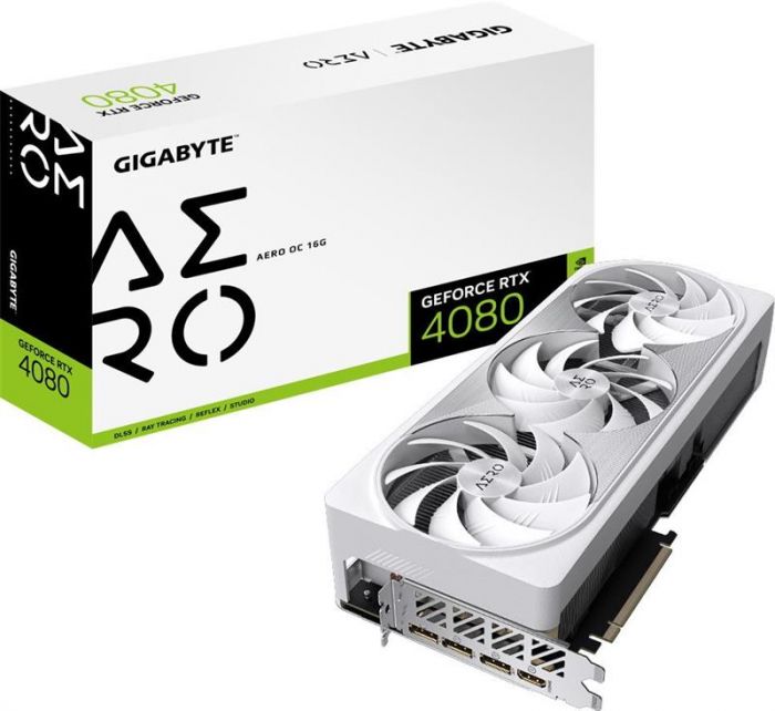 Відеокарта GF RTX 4080 16GB GDDR6X Aero OC Gigabyte (GV-N4080AERO OC-16GD)