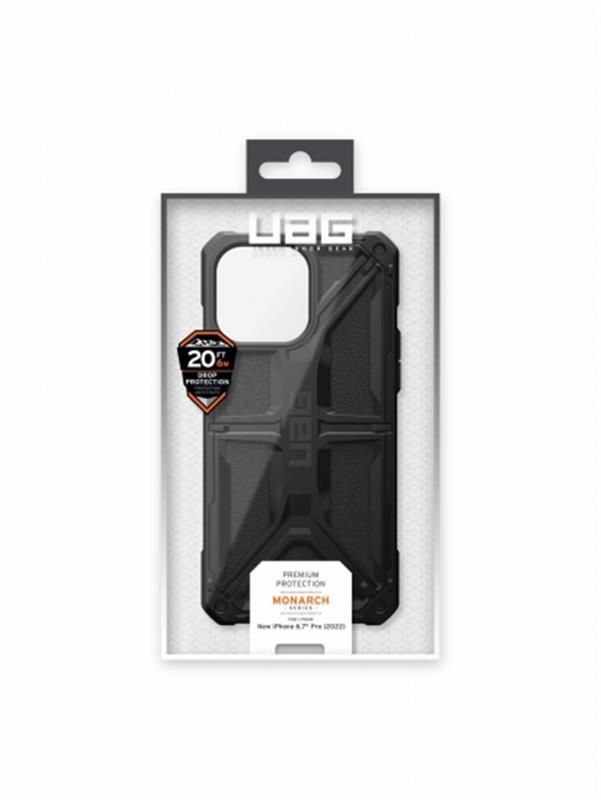 Чохол-накладка Urban Armor Gear Monarch для Apple iPhone 14 Pro Max Black (114035114040)