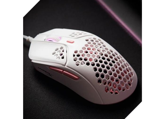 Миша HyperX Pulsefire Haste White/Pink (4P5E4AA)