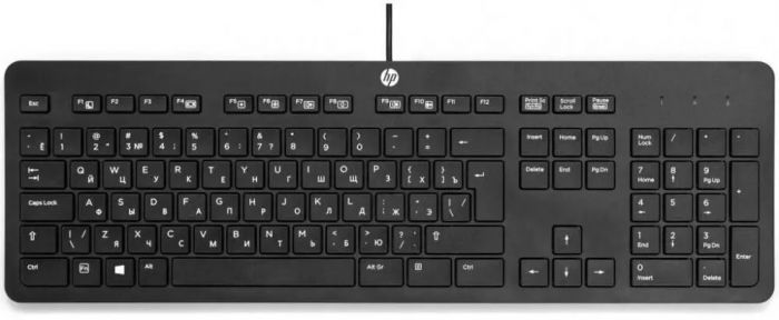 Клавіатура HP USB Business Slim Keyboard Ru Black (803181-251)