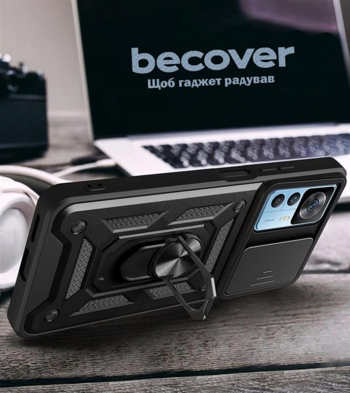 Чохол-накладка BeCover Military для Xiaomi 12T/12T Pro Black (708832)