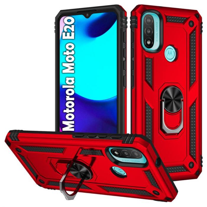 Чохол-накладка BeCover Military для Motorola Moto E20 Red (708835)