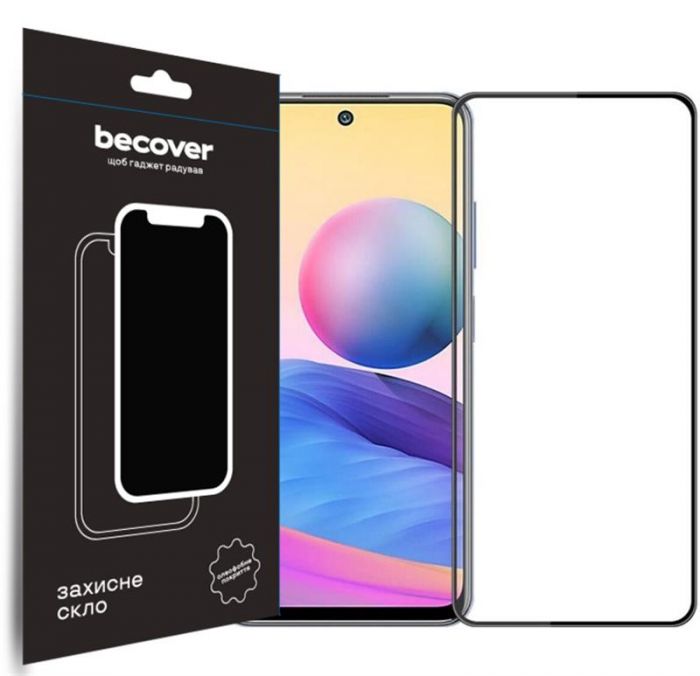 Захисне скло BeCover для Xiaomi Redmi Note 12 4G/Note 12 5G/Poco X5 5G Black (708783)