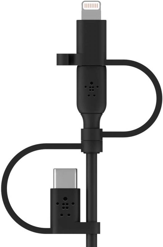 Кабель Belkin Boost Charge Universal USB - USB-C/Lightning/MicroUSB 1 м Black (CAC001bt1MBK)