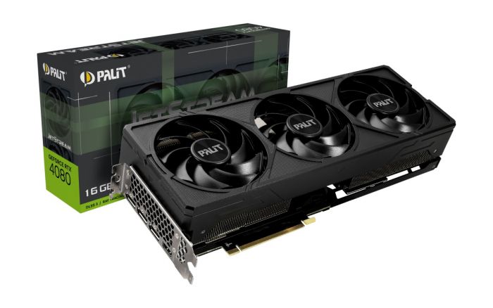 Відеокарта GF RTX 4080 16GB GDDR6X JetStream Palit (NED4080019T2-1032J)