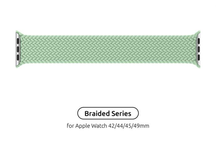 Ремінець Armorstandart Braided Solo Loop для Apple Watch 42mm/44mm/45mm/49mm Mint Size 10 (172 mm) (ARM64912)