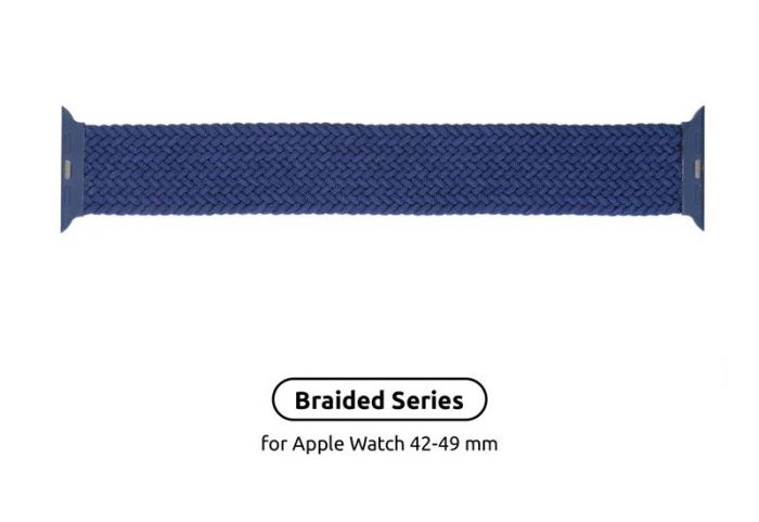 Ремінець Armorstandart Braided Solo Loop для Apple Watch 42mm/44mm/45mm/49mm Atlantic Blue Size 10 (172 mm) (ARM58080)