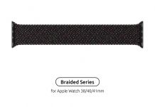 Ремінець Armorstandart Braided Solo Loop для Apple Watch 38mm/40mm/41mm Black Unity Size 6 (144 mm) (ARM64896)