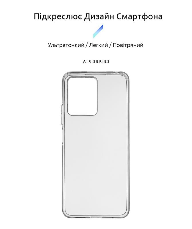 Чохол-накладка Armorstandart Air для Xiaomi Redmi Note 12 Pro 5G Transparent (ARM65206)