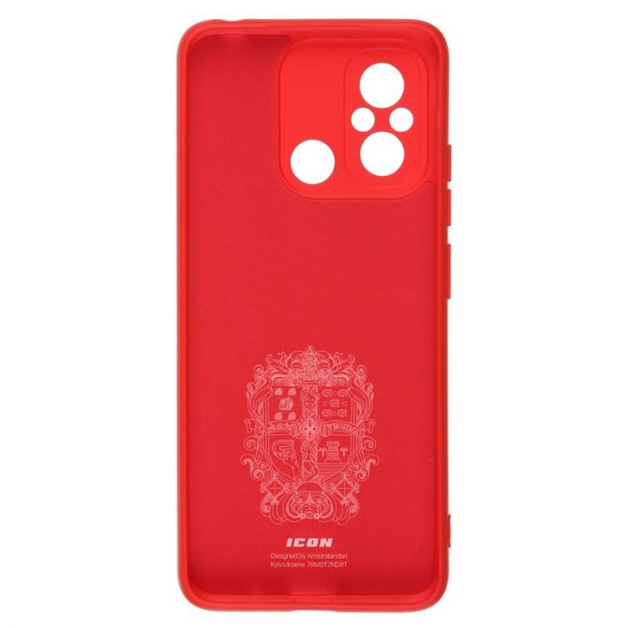 Чохол-накладка Armorstandart Icon для Xiaomi Redmi 12С/11A Camera cover Red (ARM65966)