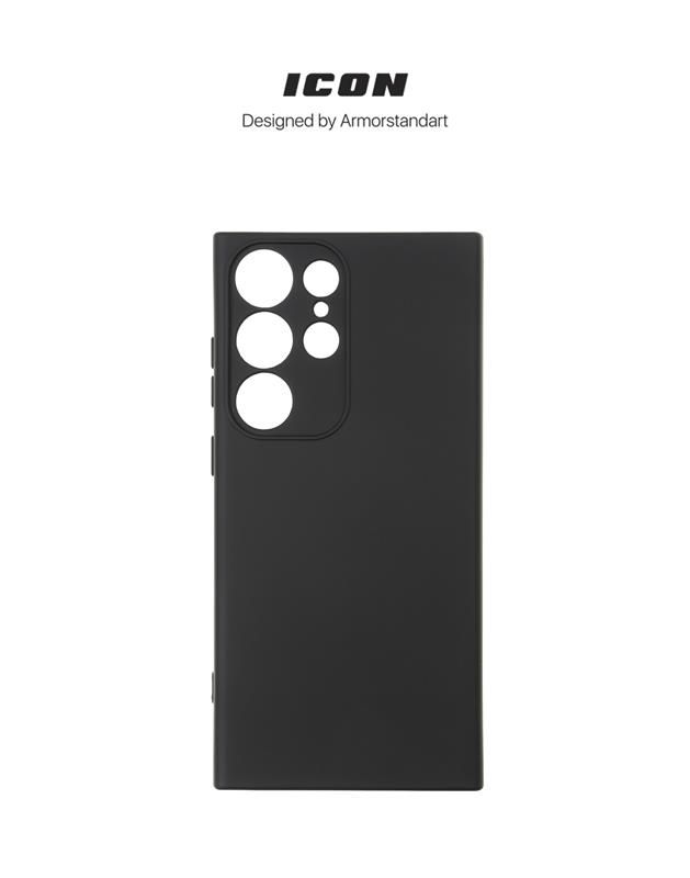 Чохол-накладка Armorstandart Icon для Samsung Galaxy S23 Ultra SM-S918 Camera cover Black (ARM65458)