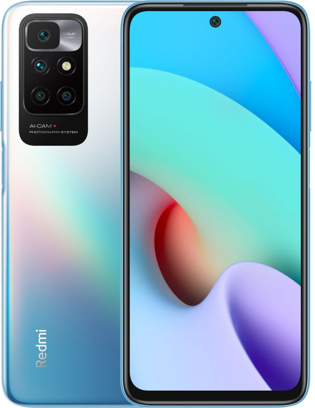 Смартфон Xiaomi Redmi 10 2022 4/64GB Dual Sim Sea Blue