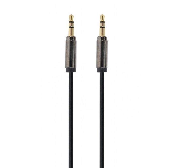 Аудіо-кабель Cablexpert 3.5 мм - 3.5 мм (M/M), 1.8 м, чорний (CCAP-444-6)