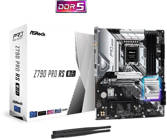 Материнська плата ASRock Z790 Pro RS WiFi Socket 1700