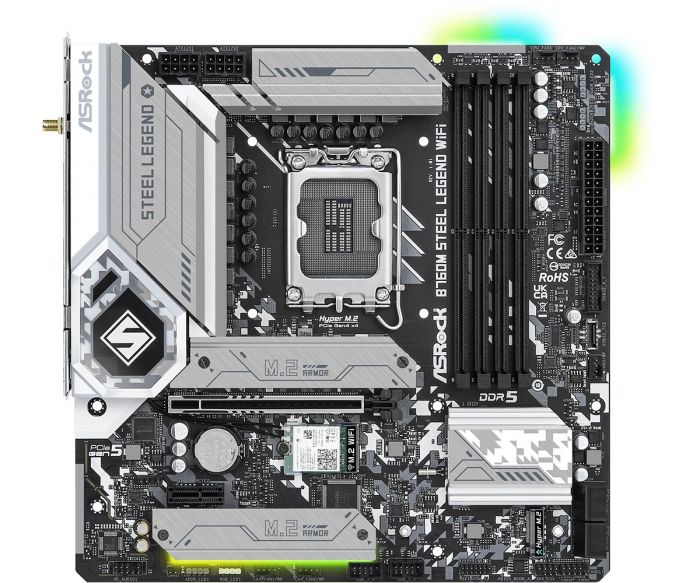 Материнська плата ASRock B760M Steel Legend WiFi Socket 1700