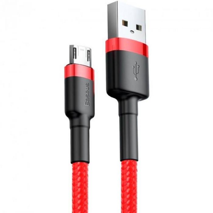 Кабель Baseus Cafule USB-microUSB, 2м Red (CAMKLF-C09)