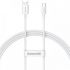Кабель Baseus Superior USB-USB Type-C, 5A, 100W, 2м White (CAYS001402)