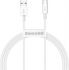 Кабель Baseus Superior USB - USB Type-C (M/M), 3 A, 66 W, 1 м, White (CATYS-02)