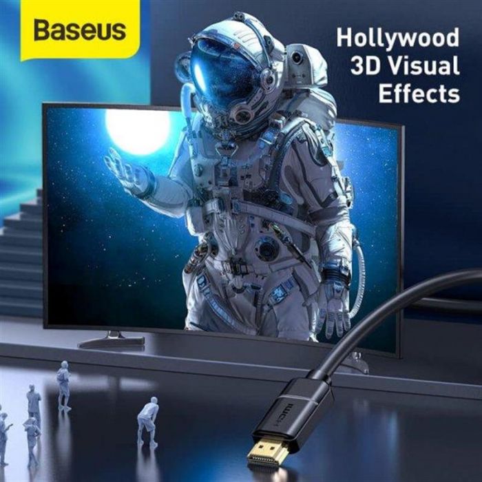 Кабель Baseus High Definition HDMI - HDMI V 2.0, (M/M), 1 м, Black (CAKGQ-A01)