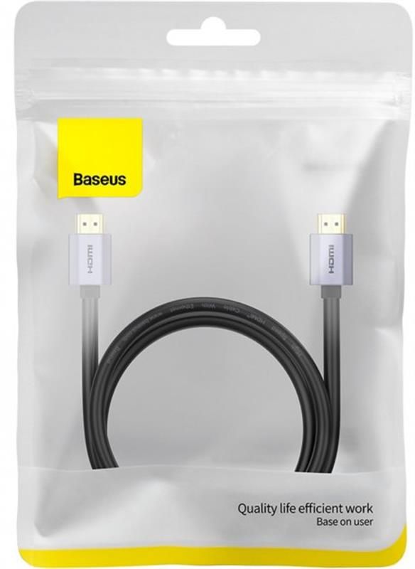 Кабель Baseus High Definition Graphene HDMI - HDMI V 2.0, (M/M), 2 м, Black (WKGQ020201)