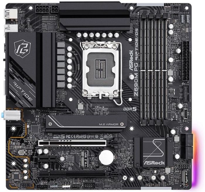 Материнська плата ASRock Z690M PG Riptide/D5 Socket 1700