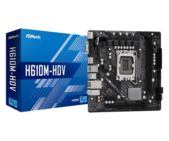 Материнська плата ASRock H610M-HDV Socket 1700