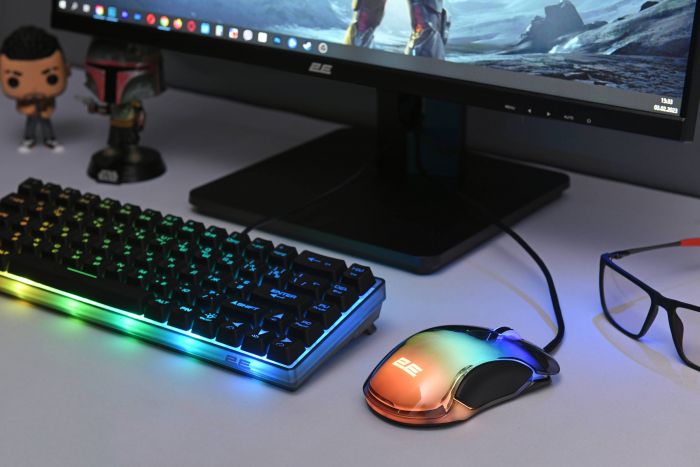 Миша 2E Gaming MG345 RGB Transparent (2E-MG345TR)