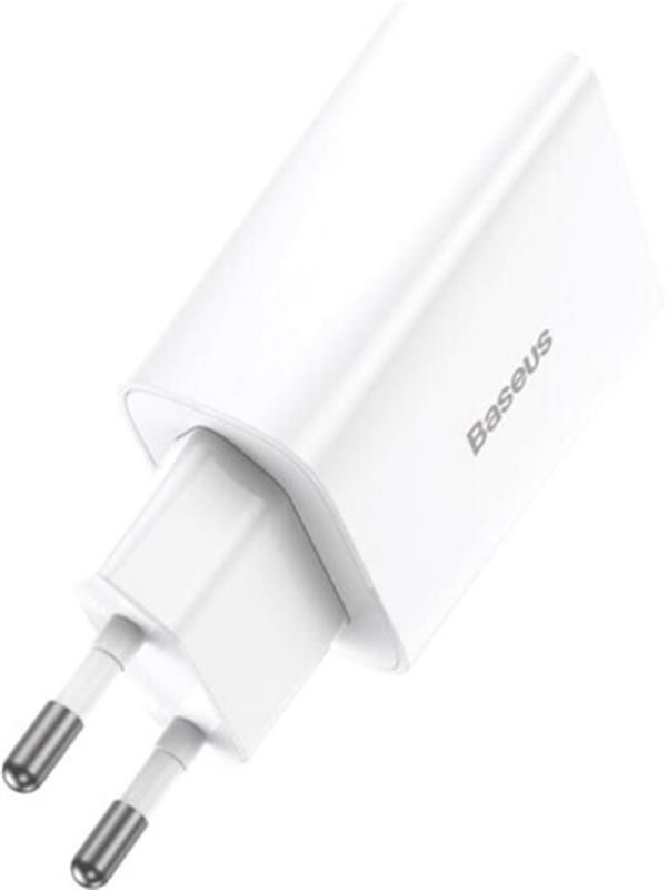 Мережевий зарядний пристрій Baseus (1USB-C 3A) 20W White (CCFS-SN02)