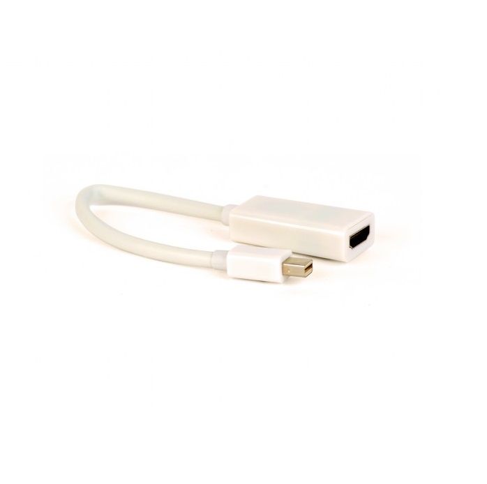 Адаптер Cablexpert mini DisplayPort - HDMI (M/F), 0.15 м, White (A-mDPM-HDMIF-02-W)