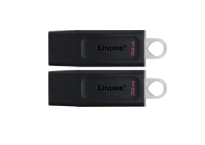 Флеш-накопичувач USB3.2 32GB Kingston DataTraveler Exodia Black/White 2 Pieces (DTX/32GB-2P)