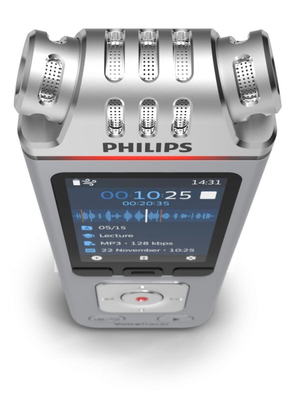 Диктофон Philips DVT4110 8GB Silver