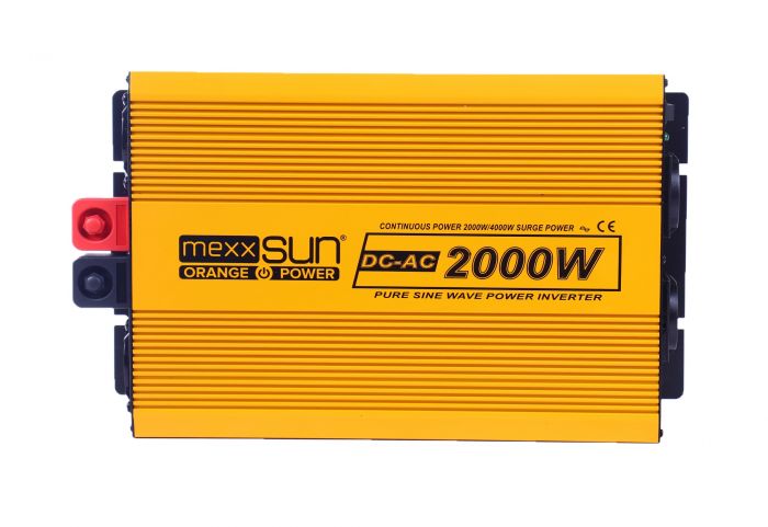 Інвертор напруги Mexxsun YX-2000W-S, 12V/220V, 2000W (29182)