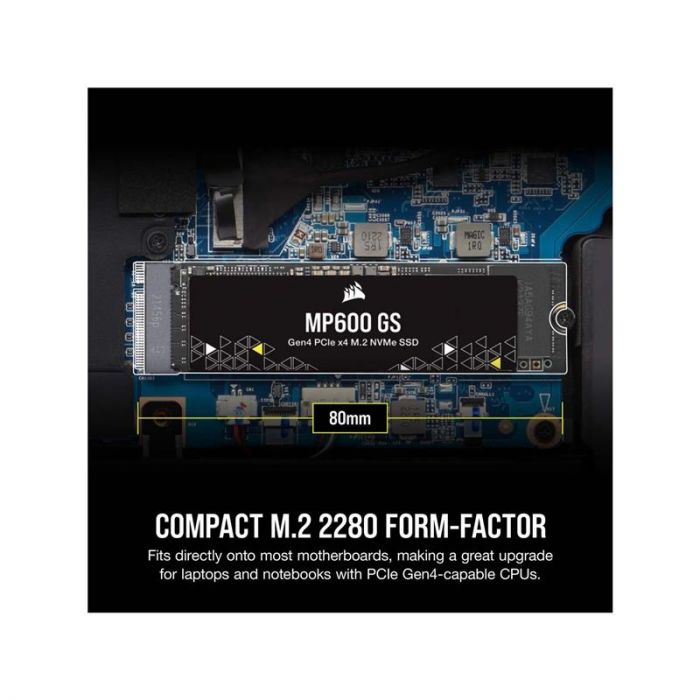 Накопичувач SSD 1TB M.2 NVMe Corsair MP600 GS M.2 2280 PCIe Gen4.0 x4 3D TLC (CSSD-F1000GBMP600GS)