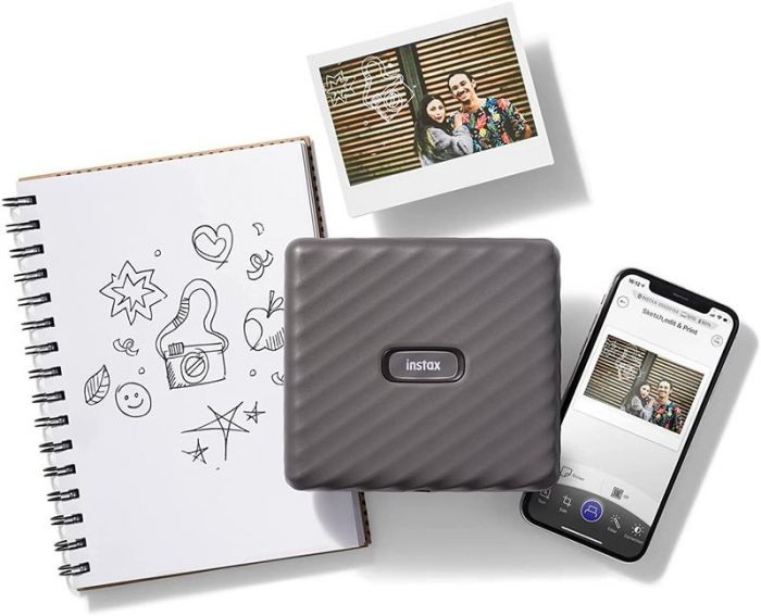 Принтер миттєвого друку Fujifilm Instax Link Wide Mocha Gray EX D (16719586)