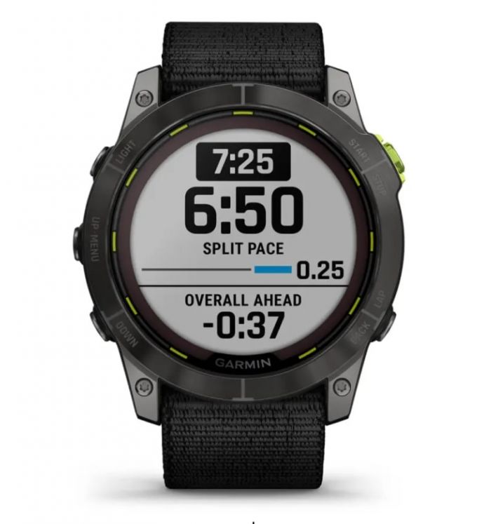 Смарт-годинник Garmin Enduro 2 Sapphire Carbon Gray DLC Titanium with Black UltraFit Nylon Strap (010-02754-13)