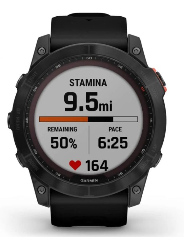 Смарт-годинник Garmin Fenix 7X Solar Slate Gray with Black Band (010-02541-0A)