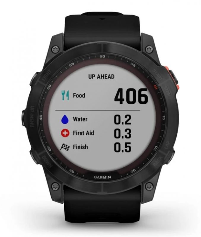 Смарт-годинник Garmin Fenix 7X Solar Slate Gray with Black Band (010-02541-0A)