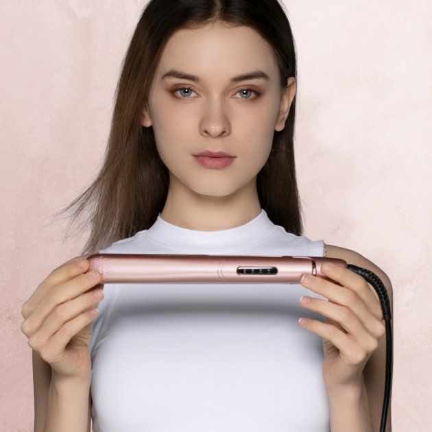 Прилад для укладання волосся Xiaomi Enchen Hair Curling Iron Pink EU