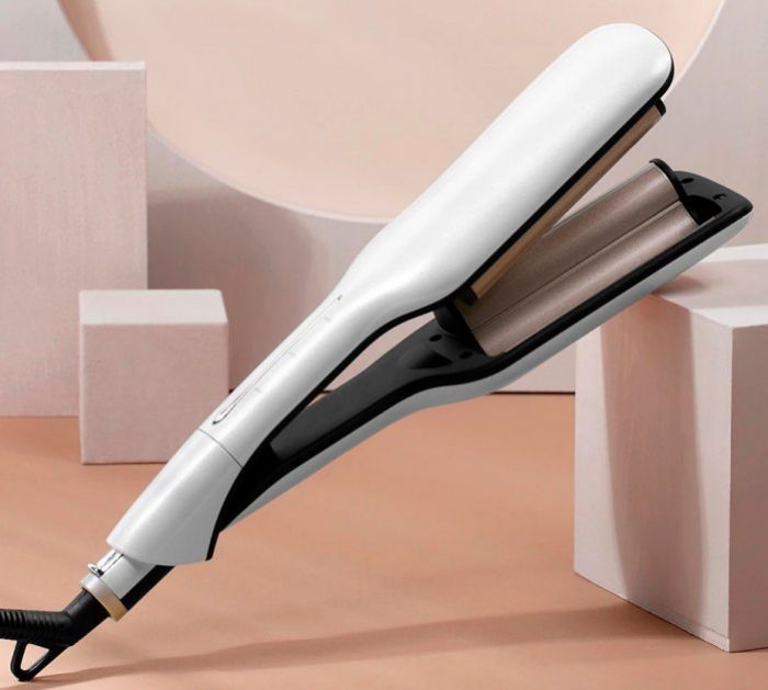 Випрямляч для волосся Xiaomi Enchen Hair Straightener Enrollor Pro White EU хвиля