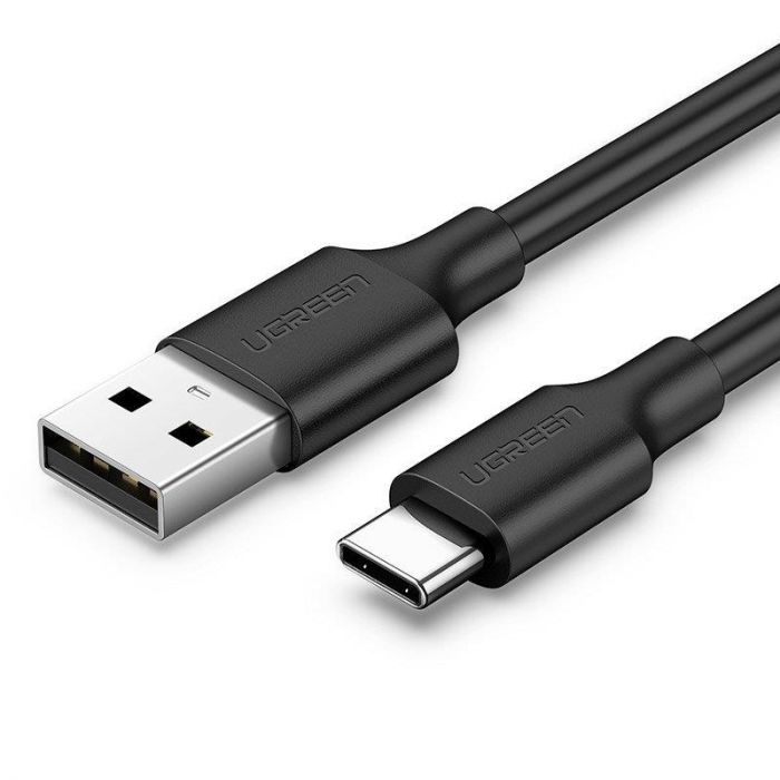 Кабель Ugreen US287 USB - USB Type-C, 1.5 м, Black (60117)