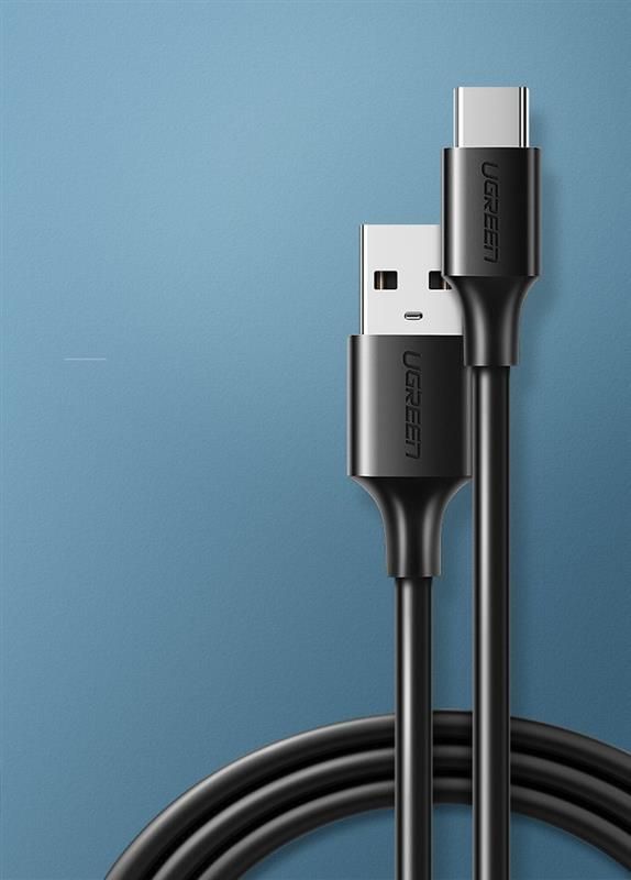 Кабель Ugreen US287 USB - USB Type-C, 1.5 м, Black (60117)