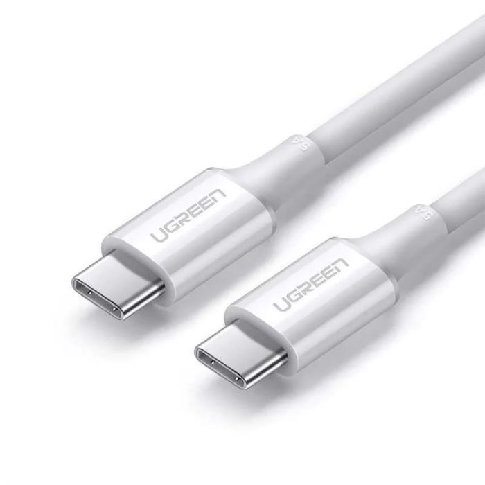 Кабель Ugreen US300 USB-C - USB-C, 1м, White (60551)