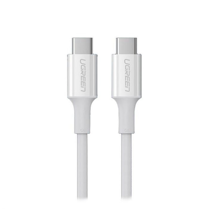 Кабель Ugreen US300 USB-C - USB-C, 1м, White (60551)