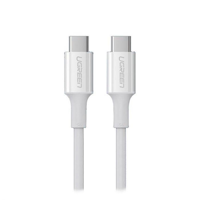 Кабель Ugreen US300 USB-C - USB-C, 2м, White (60552)