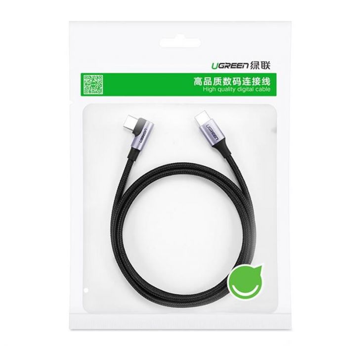 Кабель Ugreen US255 USB-C - USB-C, 3м, Black (80714)