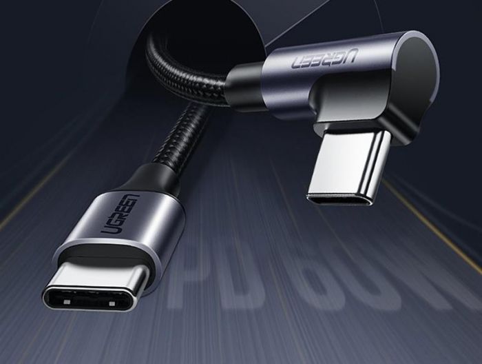 Кабель Ugreen US255 USB-C - USB-C, 3м, Black (80714)