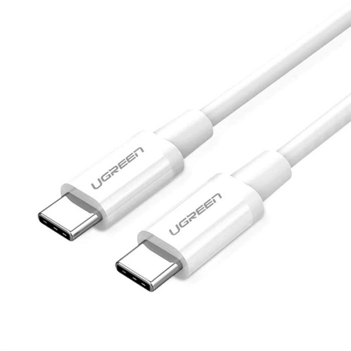 Кабель Ugreen US264 USB-C - USB-C, 1м, White (60519)