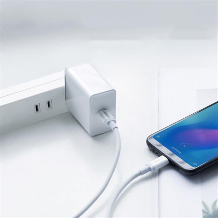 Кабель Ugreen US264 USB-C - USB-C, 1м, White (60519)